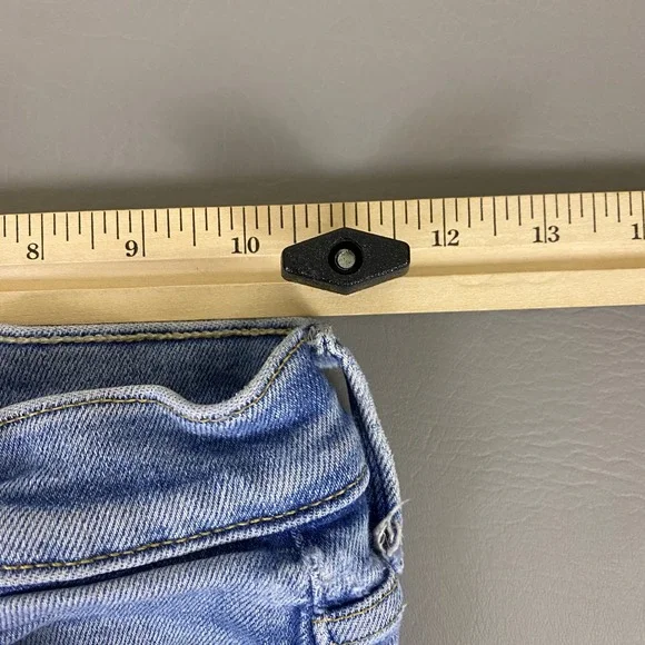 MOTHER High Waisted Rider Skimp Jeans Women's Size 25 Blue Distressed *Flaw Spot - Picture 8 of 16